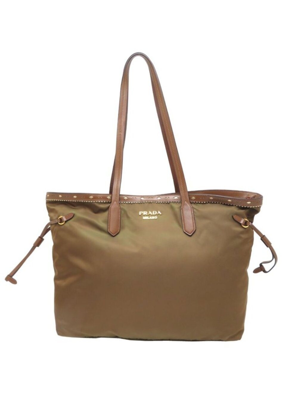 Prada Tote Bag Khaki